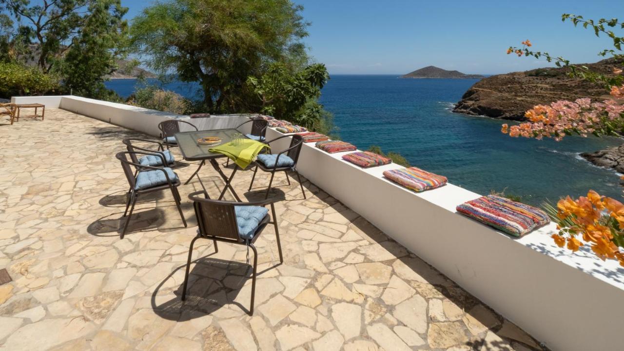 Ivi Beach Front Villa, Leros Vromolithos Экстерьер фото